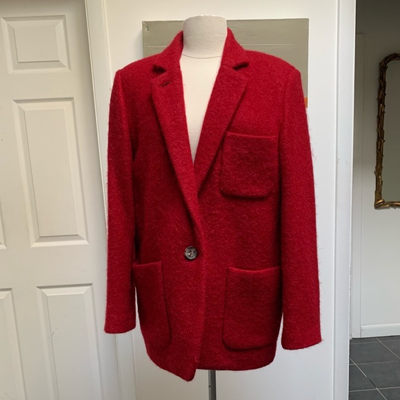 Isabel Marant Jackets & Blazers - Isabel Marant Red Mohair Blazer (M)